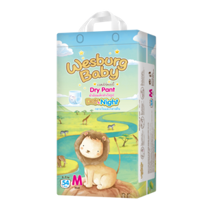 Wesburgbaby Basic กางเกงผ้าอ้อมเด็ก ขอบเอวยืดได้ 360° 