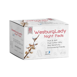 Wesburgผ้าอนามัยสำหรับสุภาพสตรีสำหรับกลางวันและกลางคืน 
