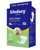 Wesburg ผ้าอ้อมผู้ใหญ่แบบเทป ผ้าอ้อมผู้ใหญ่แบบเข็มขัด ผ้าอ้อมผู้ใหญ่แบบเข็มขัด สัมผัสประสบการณ์การผสมผสานขั้นสุดยอดของความสบายและการดูดซับที่ช่วยให้คุณรู้สึกแห้งและปลอดภัยตลอดทั้งวัน