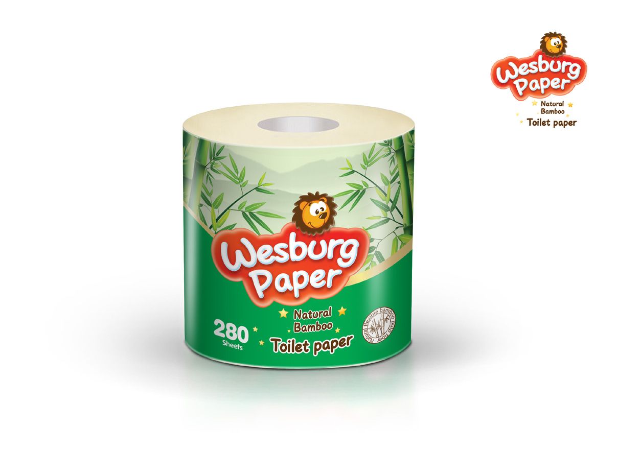 กระดาษชำระรีไซเคิล กระดาษทิชชู่ไม้ไผ่ 100% กระดาษทิชชู่