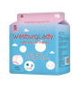 WesburgLady ชุดชั้นในแบบใช้แล้วทิ้งสำหรับผู้หญิง ผ้าคลุมผ้าฝ้ายออร์แกนิก - แผ่นซับในสำหรับช่วยกลั้นปัสสาวะ ของใช้จำเป็นหลังคลอด ชุดชั้นในแบบใช้แล้วทิ้ง ไม่มีกลิ่น ปกปิดสูงสุด 