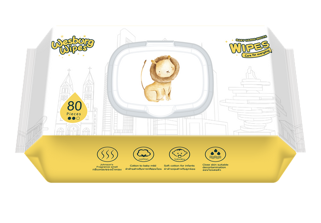 Wesubrg home care ทิชชู่เปียกเช็ดมือและใบหน้าของ wesubrg กระดาษเปียกสำหรับทารกและแม่และใช้ในบ้าน