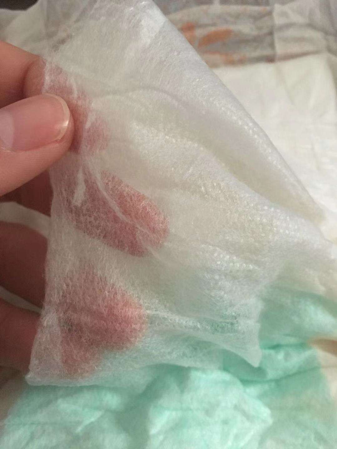 SSS Polypropylene Spunbonded ผ้านอนวูฟเวนสำหรับผ้าอ้อมเด็ก ผ้าอ้อมผู้ใหญ่ วัตถุดิบผ้าอนามัย