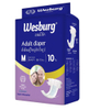 Wesburg ผ้าอ้อมผู้ใหญ่แบบเทป ผ้าอ้อมผู้ใหญ่แบบเข็มขัด ผ้าอ้อมผู้ใหญ่แบบเข็มขัด สัมผัสประสบการณ์การผสมผสานขั้นสุดยอดของความสบายและการดูดซับที่ช่วยให้คุณรู้สึกแห้งและปลอดภัยตลอดทั้งวัน